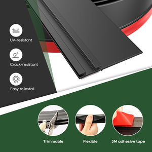 Joint d'étanchéité noir pour coulisseau de camping-car de 40 pieds avec ruban adhésif puissant, en matériau TPE, étanche, remplacement pour camping-cars et caravanes, forme en I - Product Image 3