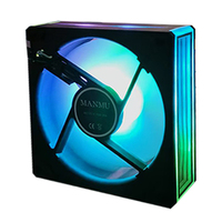Manmu Factory Ventilateur de refroidissement RVB 140mm Châssis d'ordinateur couleur Argb haute performance avec une largeur de 25mm