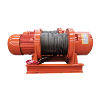 Treuil électrique JK-D avec câble en acier pour grues, capacité de 1 à 32 tonnes, technologie de pointe, fonctionnement fluide, utilisation à long terme
