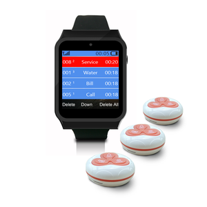 <span class=keywords><strong>Bouton</strong></span> d'appel de Table sans fil 433.92MHz système d'appel de Service de Restaurant <span class=keywords><strong>bouton</strong></span> de Buzzer d'appel - Product Image 5