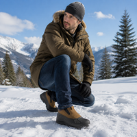 Bottes d'hiver imperméables et isolées pour hommes, idéales pour la randonnée et la chasse en extérieur - 100% personnalisables OEM/ODM