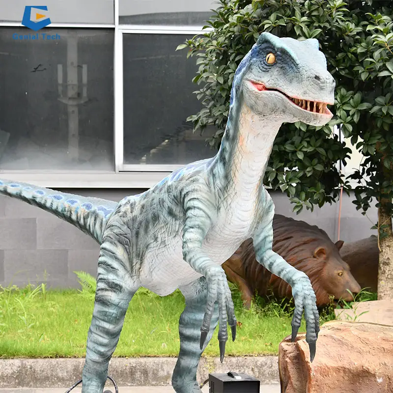 NL-B014 Realistic Velociraptor Life Size Animatronic Dinosaur for sale