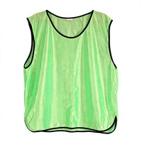 Maillots d'entraînement de football en maille respirante, gilets d'entraînement sans manches, séchage rapide, légers, imperméables, écologiques pour équipes de football