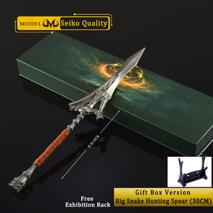 Anillo de Elden de 30cm, lanza de caza de serpiente grande, aleación de Zinc de Metal completo, decoración de escritorio coleccionable, juego periférico, regalo para niño, accesorios para armas - Product Image 6