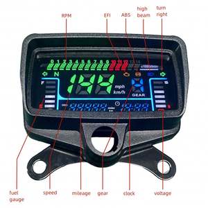 เครื่องวัดความเร็วรถจักรยานยนต์แบบดิจิตอลสำหรับฮอนด้า <span class=keywords><strong>CG125</strong></span> CG 125 125CC - Product Image 2
