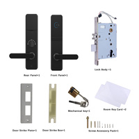 Cerradura de Puerta Eléctrica Inteligente y Segura, Cerradura de Puerta de Habitación de Hotel Inteligente, Sistema de Control de Acceso sin Llave con Tarjeta Magnética RFID T57 IC, Almacenamiento en la Nube