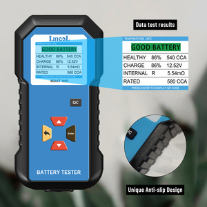 Penguji Baterai Mobil Lithium Lancol 12V Smart <span class=keywords><strong>Digital</strong></span> Automotive Analyzer MDXT-800 Penganalisis Baterai Life Po4 Ah - Product Image 5