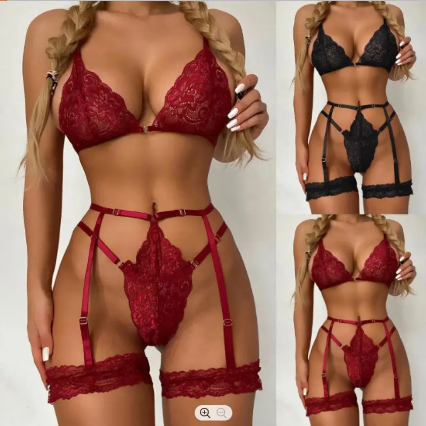 Dropshipping Solid Color Lace Valentines Day Woman Lingerie Erotic Lingerie Women Japanese Mature Women Sexy Lingerie