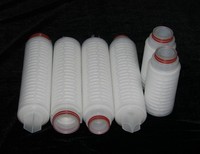 Élément filtrant à eau plissé micro-poreux 10-40 pouces 0,22/0,45 µm en coton PP, filtre de précision