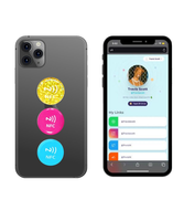 Étiquette NFC en époxy ISO14443A 13,56 MHz, autocollant RFID anti-métal, étiquette de carte NFC personnalisée, carte de contrôle d'accès pour applications industrielles