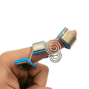 Attelle pour fracture du <span class=keywords><strong>doigt</strong></span>, attelle en aluminium rembourrée pour l'immobilisation des doigts cassés - Product Image 2