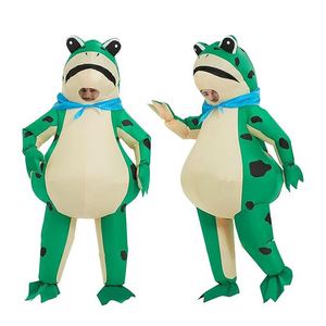 Inflatable <b>Costume</b> Adult Frog Halloween Cute Animal <b>Costumes</b> Funny Blow up Suit <b>for</b> <b>Men</b> Women <b>Cosplay</b> Party - Product Image 1