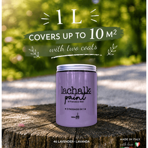46 LAVENDER 1lt LaChalk the evolution of <b>chalk</b> paint Where <b>chalk</b> meets resin: Hybrid <b>Chalk</b> Resin Paint made in Italy - Product Image 2