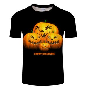 Free Shipping Printed Blank Premium Spooky Halloween Ghoul <strong>Face</strong> Easy Costume Youth <strong>T</strong>-<strong>Shirt</strong> Polyester - Product Image 3