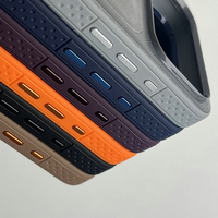 Étui de téléphone portable en cuir PU de luxe de haute qualité avec aimant puissant pour iPhone 17 16 15 14 13 Pro Max (vente en gros)