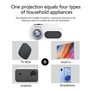 Nuevo Proyector <span class=keywords><strong>M7</strong></span> 1920*1080P Compatible con Video LED para Duplicación de Pantalla de Teléfono Móvil, Portátil Android - Product Image 2