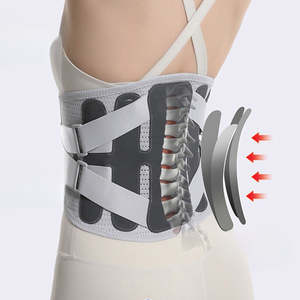 Cinturón transpirable para la parte inferior de la <span class=keywords><strong>espalda</strong></span> del fabricante, soporte de cintura Lumbar para hernia de disco, ciática, <span class=keywords><strong>escoliosis</strong></span>, verano y primavera - Product Image 3