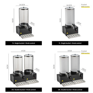 Seau en <span class=keywords><strong>verre</strong></span> 7L/14L Chauffage électrique Jus Café Lait <span class=keywords><strong>Distributeur</strong></span> de boissons pour Buffet Utilisation pour la distribution de boissons - Product Image 3
