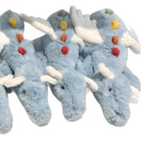 Collection de figurines en peluche courtes JC Snow Dragon Series, fabrication chinoise, thèmes Sky Black Milk Tea Snow & Blue Dragons - 31-50cm