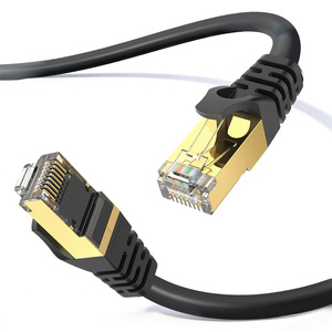 Cat7 STP Shielded Ethernet <b>Cable</b> 10Gbps High Speed <b>RJ45</b> to <b>RJ45</b> Patch Cord for Gaming PC Router Modem Home Office LAN - Product Image 3