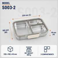 Boîte à bento Risheng OEM ODM, mignonne, légère, compatible micro-ondes, sans BPA, avec couvercle en plastique, 3 compartiments, anti-fuite, pour nouveau-nés et tout-petits