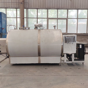 ถังเก็บนมขนาด 2000 ลิตร ถังทำความเย็นนม ถังแช่นมสำหรับการขนส่ง - Product Image 3