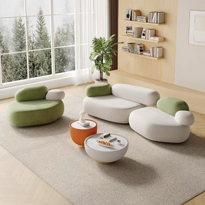 Modern Modular <b>Sofa</b>, Tufted Fabric, Rectangular, Suitable for Living Room, <b>Single</b> <b>Sofa</b> Set. - Product Image 3