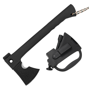 Hache tactique de survie en plein air avec tête de hache en acier Découpage du bois et <span class=keywords><strong>menuiserie</strong></span> pour le camping et <span class=keywords><strong>la</strong></span> défense - Product Image 1
