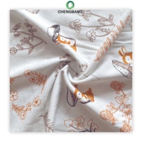 Tissu tricoté de haute qualité, mélange 70% bambou 30% coton, teint uni, personnalisable en largeur et couleur, pour langes et vêtements pour bébés