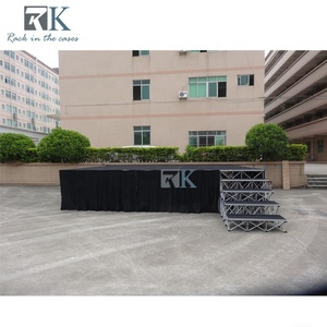 Plataforma de Escenario con Sistema de Bloqueo y Escenario Elevador Plegable de Aluminio para Eventos - Product Image 2