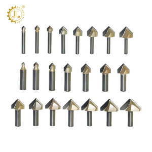 Cortador de ranura en V de 45 grados con punta de carburo 3D V Bits 45 60 120 grados Fresa Tideway V Ranurado <span class=keywords><strong>Router</strong></span> <span class=keywords><strong>Bit</strong></span> - Product Image 6