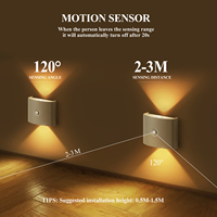 Lampe Murale LED Moderne Intelligente Décorative Rechargeable USB Détecteur de Mouvement Sans Fil Magnétique Nordique pour Escalier et Chevet