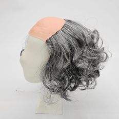 Kapak White Curly Hair Baldhead Pigs para maquillaje Funny Costume Props - Product Image 1