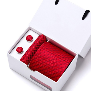 IStapromo Regalos: Set de Corbata, Pañuelo y Gemelos para Hombre en Caja de Regalo – Ideal para Fiestas, Bodas y Trajes - Product Image 2