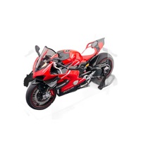 1:7 escala réplica ultraligero V4 aleación motocicleta modelo completo carbono ornamento juguete al por mayor