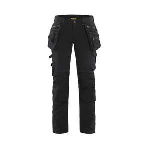 BLAKLADER - 719816449900C42 Pantalones artesanos elásticos de 4 vías para mujer Black - EAN 7330509729304 PANTALONES DE TRABAJO CARGO - Product Image 1