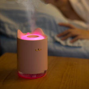 320ml humidificador ultrasónico electrodomésticos Mini gato USB difusor de <span class=keywords><strong>Aroma</strong></span> con romántica luz de noche hidratación para oficina del coche - Product Image 2