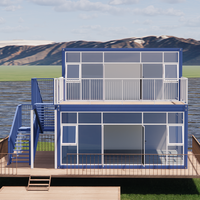 Maisons mobiles 2 étages Habitaciones Usa Casa Modulaire Thaïlande Plat Gratuit Module Maisons mobiles gonflables