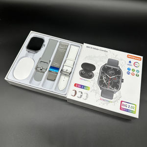 WK76 Mate seri 9 3 tali, jam tangan pintar olahraga nirkabel Stereo Hifi Bluetooth Earphone dengan fitur pemutar musik - Product Image 5