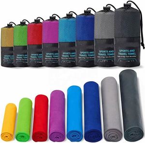 Toalla Deportiva de Microfibra Personalizada, 88% Poliéster + 12% Poliamida, Desechable, Ligera, Comprimida, para Playa, Gimnasio, Viajes, con Bolsa - Product Image 2
