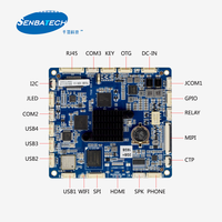 Brazo Mali GPU para brazo Ordenador de placa única rk3288 emmc 16GB pantalla táctil LCD para uso industrial