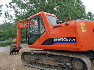 Excavatrice sur chenilles Doosan 150w-7 d'occasion, peinture d'origine, en état de marche, modèles 120w/150lc/200lc/220lc/225lc/300lc disponibles. - Product Image 4