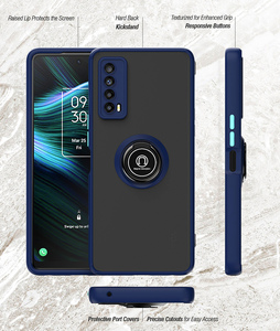 Commercio all'ingrosso di lusso TPU PC cassa del telefono con anello magnetico antiurto in metallo supporto sport Design Cover per <span class=keywords><strong>TCL</strong></span> stilo del telefono cellulare - Product Image 6