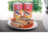 لذيذ الأغذية المعلبة المعلبة أسماك ماكريل معلب في صوص الطماطم 425g 155g 125g