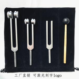 Набор тюнинговых вилок из алюминиевого сплава C128Hz C256Hz C512Hz для звукового исцеления силиконовый молоток сумка для хранения - Product Image 2