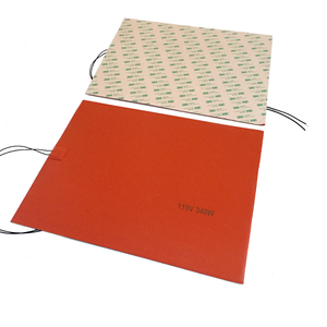 Calentador Eléctrico Flexible de Silicona Personalizado de 110V 120V 220V 340W 500W 800W para Impresora 3D - Product Image 1