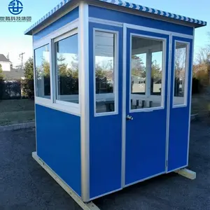 Cabina di guardia di sicurezza all'aperto di vendite calde del chiosco prefabbricata di alta qualità della casa di guardia della scatola di sentry del panino