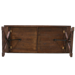 Mesa de granja plegable de pino rectangular, productos en promoción - Product Image 2