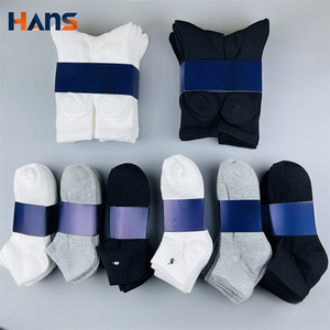 Hans Men's Cotton Crew <b>Socks</b> White <b>Black</b> Grey Soft Breathable Everyday Athletic Multi Pack - Product Image 1