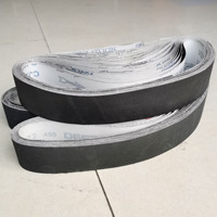 Courroie abrasive en tissu souple Deerfos JC122 pour le ponçage, au carbure de silicium, pour le polissage du métal